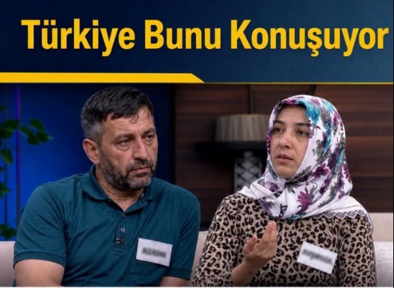 Gündüz kuşağında yayınlanan bir televizyon programında konuşan bir kadın