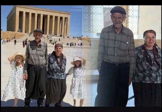 Anıtkabir ziyareti sırasında çekilen görüntülerle
